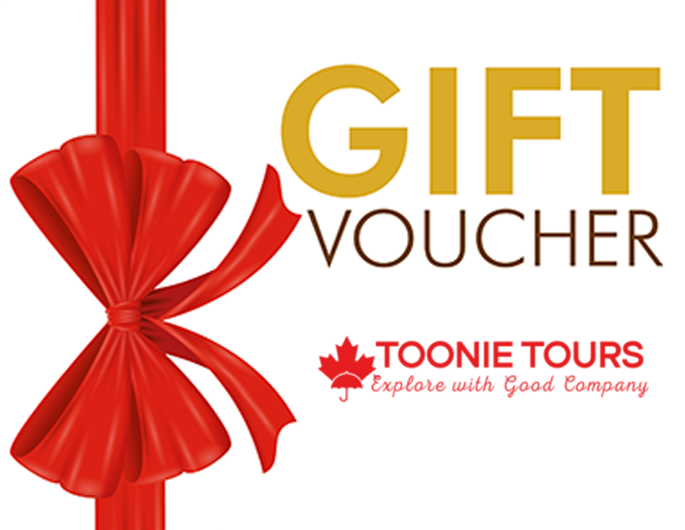 Gift voucher for tonie tours.